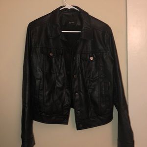 Lightly used leather jacket